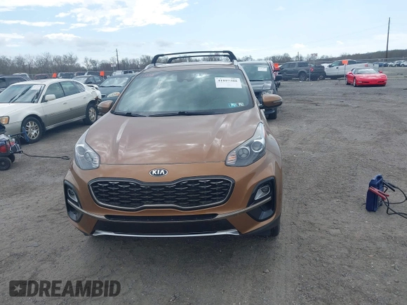 2020 Kia Sportage S with VIN KNDP6CAC0L7661515, listed as a IAAI auction lot 41897308 with 51,991 mi miles. Bid and sale history available at carsss.com. Image 12.