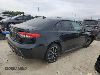 2020 Toyota Corolla SE with VIN JTDS4RCE4LJ004236, listed as a Copart auction lot 50813075 with Not Provided miles and Salvage Title. Bid and sale history available at DreamBid. Image 3.