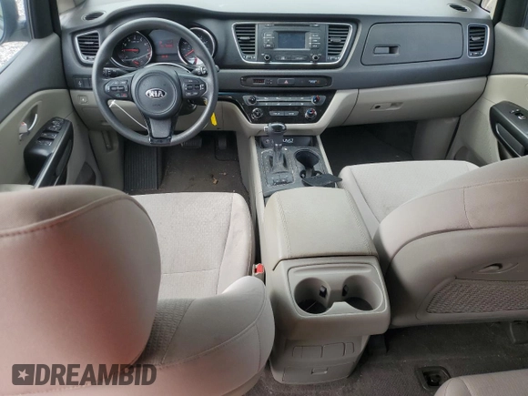 2016 Kia Sedona LX with VIN KNDMB5C15G6100857, listed as a Copart auction lot 45246565 with 152,683 mi miles and Salvage Title. Bid and sale history available at DreamBid. Image 8.