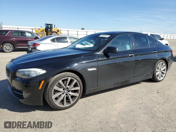 2011 BMW 5 Series 535i with VIN WBAFR7C59BC603284, listed as a Copart auction lot 50640615 with 110,665 mi miles and Salvage Title. Bid and sale history available at carsss.com. Image 1.