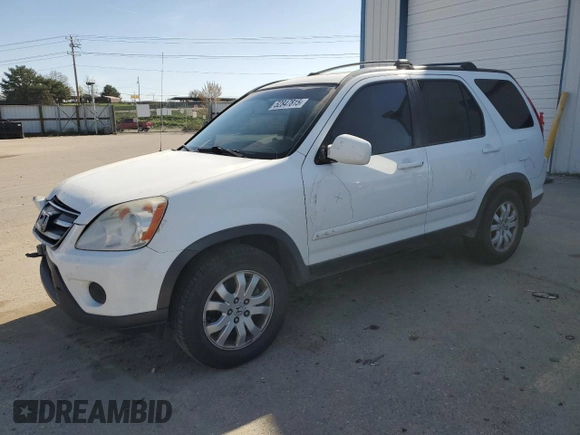 2005 Honda CR-V EX SE with VIN JHLRD789X5C032227, listed as a Copart auction lot 52847815 with 302,341 mi miles and Salvage Title. Bid and sale history available at carsss.com. Image 1.