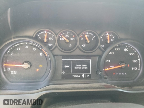 2021 Chevrolet Silverado 1500 Work Truck with VIN 3GCNWAEHXMG344252, listed as a Copart auction lot 72424184 with 71,858 mi miles and Non Repairable. Bid and sale history available at carsss.com. Image 9.