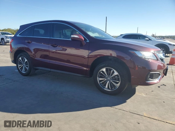 2018 Acura RDX w/Advance Pkg with VIN 5J8TB3H77JL000590, listed as a Copart auction lot 79733314 with 57,924 mi miles and Clean Title. Bid and sale history available at carsss.com. Image 4.