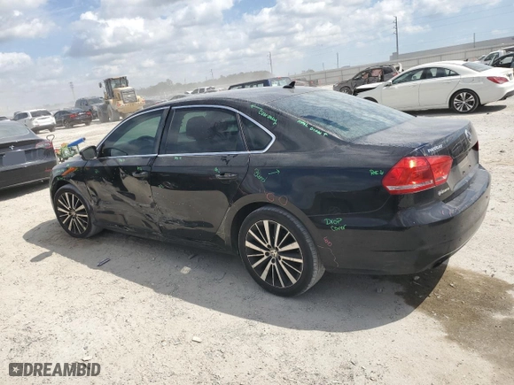 2014 Volkswagen Passat SE w/Sunroof with VIN 1VWBS7A39EC086853, listed as a Copart auction lot 49458675 with 118,148 mi miles and Non Repairable. Bid and sale history available at carsss.com. Image 2.