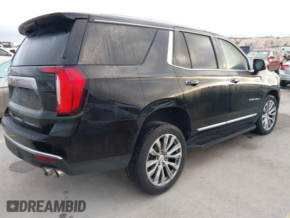 2021 GMC Yukon Denali with VIN 1GKS2DKL3MR308321, listed as a IAAI auction lot 41771365 with 63,415 mi miles. Bid and sale history available at carsss.com. Image 4.