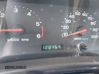 2001 Jeep Wrangler Sahara with VIN 1J4FA59S71P326941, listed as a IAAI auction lot 41648420 with 128,464 mi miles. Bid and sale history available at carsss.com. Image 7.