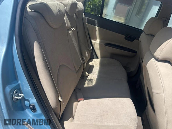 2008 Hyundai Accent GLS with VIN KMHCN46C68U190250, listed as a Copart auction lot 52031835 with 238,026 mi miles and Salvage Title. Bid and sale history available at carsss.com. Image 6.