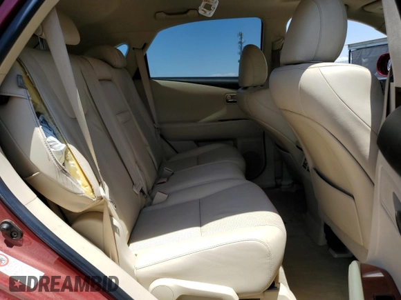 2010 Lexus RX 450h with VIN JTJZB1BA5A2400054, listed as a Copart auction lot 63348865 with 177,153 mi miles and Salvage title. Bid and sale history available at DreamBid. Image 11.