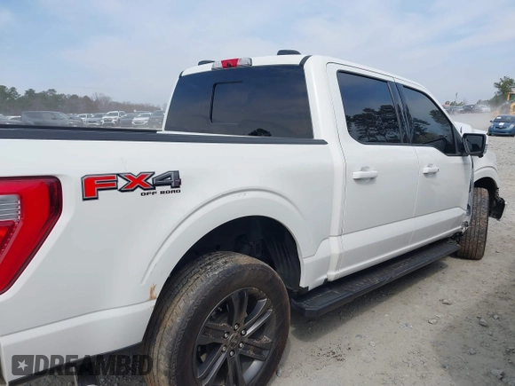 2022 Ford F-150 XL with VIN 1FTFW1E8XNFA40166, listed as a IAAI auction lot 41776806 with 36,798 mi miles. Bid and sale history available at carsss.com. Image 13.
