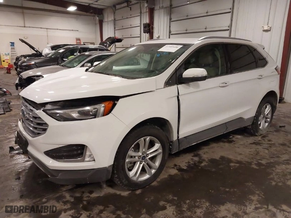 2020 Ford Edge SEL with VIN 2FMPK4J97LBA12836, listed as a IAAI auction lot 41589486 with 16,860 mi miles. Bid and sale history available at carsss.com. Image 2.