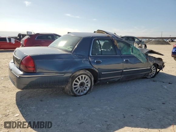2009 Mercury Grand Marquis LS with VIN 2MEHM75V39X609343, listed as a Copart auction lot 87312744 with Not Provided miles and Non Repairable. Bid and sale history available at DreamBid. Image 3.
