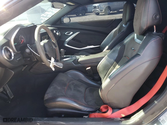 2018 Chevrolet Camaro ZL1 with VIN 1G1FJ3D66J0169568, listed as a Copart auction lot 46657185 with 36,198 mi miles and Salvage Title. Bid and sale history available at carsss.com. Image 7.