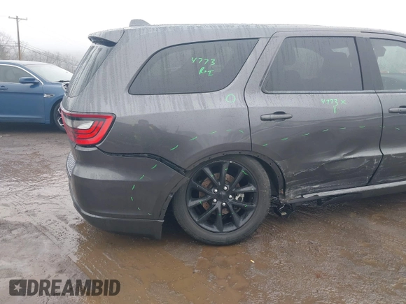 2018 Dodge Durango R/T with VIN 1C4SDJCT9JC445216, listed as a IAAI auction lot 41533601 with 87,049 mi miles and . Bid and sale history available at DreamBid. Image 6.
