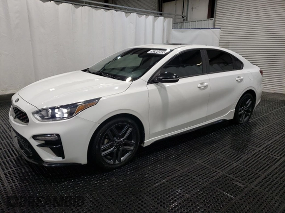 2020 Kia Forte GT-Line with VIN 3KPF34AD7LE176517, listed as a Copart auction lot 52594585 with 80,623 mi miles and Clean Title. Bid and sale history available at carsss.com. Image 1.