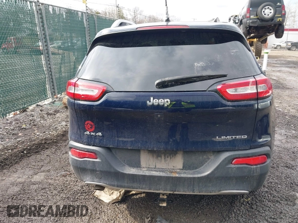 2016 Jeep Cherokee Limited with VIN 1C4PJMDB2GW181432, listed as a IAAI auction lot 41675868 with 106,979 mi miles. Bid and sale history available at carsss.com. Image 17.