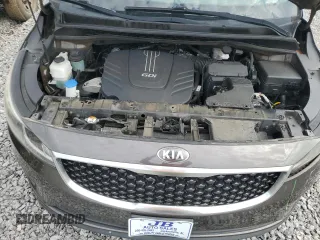 2016 Kia Sedona LX with VIN KNDMB5C15G6100857, listed as a Copart auction lot 45246565 with 152,683 mi miles and Salvage Title. Bid and sale history available at DreamBid. Image 12.