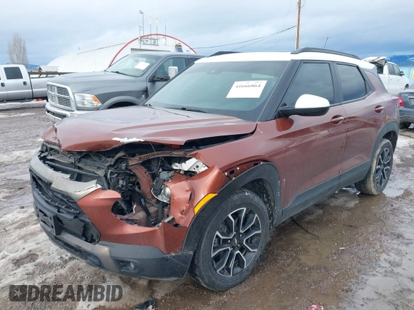 2021 Chevrolet TrailBlazer ACTIV with VIN KL79MSSL3MB018465, listed as a IAAI auction lot 41666864 with 74,035 mi miles and . Bid and sale history available at DreamBid. Image 2.