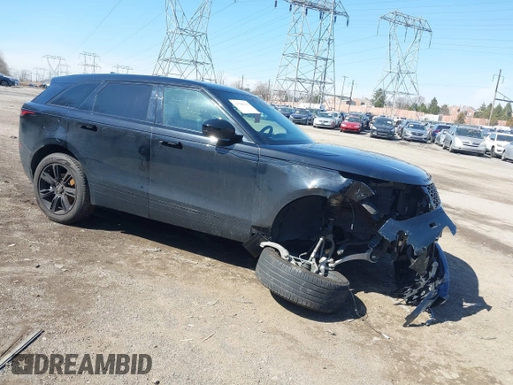 2023 Land Rover Range Rover Velar R-Dynamic S with VIN SALYT2EU0PA354437, listed as a IAAI auction lot 41786116 with 23,840 mi miles and . Bid and sale history available at DreamBid. Image 1.