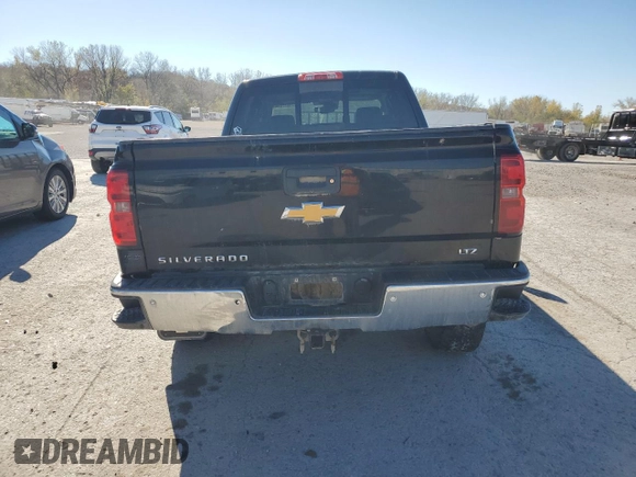 2014 Chevrolet Silverado 1500 LTZ with VIN 3GCUKSEC5EG110894, listed as a Copart auction lot 79032044 with 185,269 mi miles and Salvage Title. Bid and sale history available at DreamBid. Image 6.