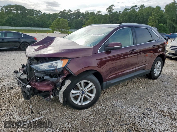 2020 Ford Edge SEL with VIN 2FMPK3J96LBB52242, listed as a Copart auction lot 60804145 with 42,287 mi miles and Salvage title. Bid and sale history available at DreamBid. Image 1.