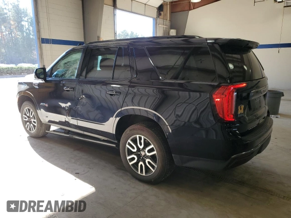 2021 GMC Yukon AT4 with VIN 1GKS2CKD7MR418968, listed as a Copart auction lot 82445284 with 73,660 mi miles and Salvage Title. Bid and sale history available at carsss.com. Image 2.