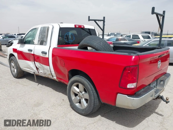 2019 Ram 1500 Tradesman z VIN 1C6RR6FG1KS514958, wystawiony jako IAAI lot #42200200 z przebiegiem 157 065 mil mil oraz . Historia ofert i sprzedaży dostępna na DreamBid. Obrazek 3.