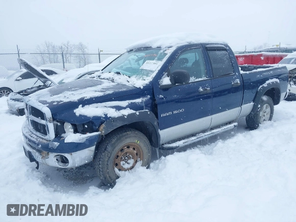 2004 Dodge 1500 SLT with VIN 1D7HU18N14S773105, listed as a IAAI auction lot 41247050 with 109,457 mi miles and . Bid and sale history available at carsss.com. Image 2.