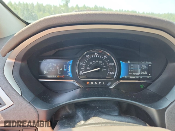 2017 Lincoln MKZ Hybrid Select z VIN 3LN6L5LU7HR630229, wystawiony jako Copart lot #63202135 z przebiegiem 164 915 mil mil oraz Szkoda całkowita • Salvage title. Historia ofert i sprzedaży dostępna na DreamBid. Obrazek 9.