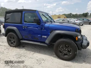 2020 Jeep Wrangler Willys with VIN 1C4GJXAN3LW335320, listed as a Copart auction lot 58863454 with 31,101 mi miles and Non repairable. Bid and sale history available at DreamBid. Image 4.