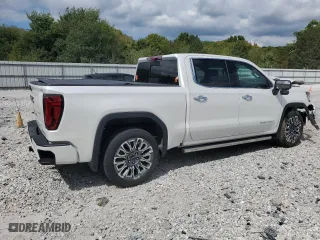 2023 GMC Sierra 1500 Denali Ultimate with VIN 1GTUUHEL2PZ255892, listed as a Copart auction lot 71792964 with 23,494 mi miles and Salvage Title. Bid and sale history available at carsss.com. Image 3.
