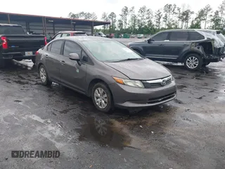 2012 Honda Civic LX z VIN 19XFB2F59CE080316, wystawiony jako IAAI lot #42236668 z przebiegiem 123 689 mil mil oraz . Historia ofert i sprzedaży dostępna na DreamBid. Obrazek 1.