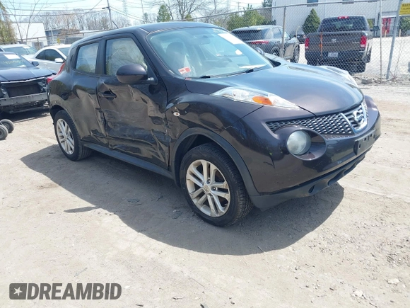 2014 Nissan Juke Nismo with VIN JN8AF5MV0ET363009, listed as a IAAI auction lot 42062690 with 112,037 mi miles and . Bid and sale history available at DreamBid. Image 1.