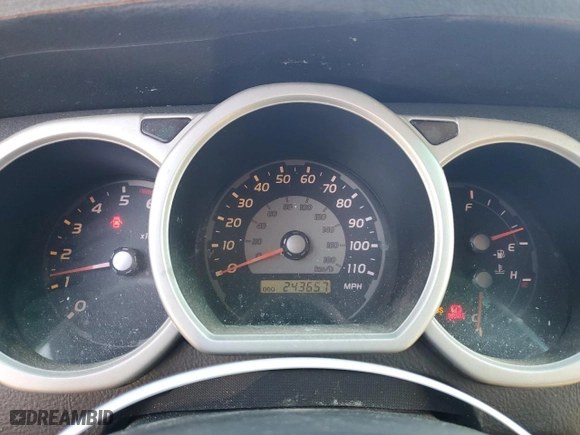 2005 Toyota 4Runner SR5 with VIN JTEZU14R650048244, listed as a Copart auction lot 41855325 with 243,657 mi miles and Salvage Title. Bid and sale history available at carsss.com. Image 9.