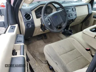 2010 Ford F-250 XL with VIN 1FTSX2BR9AEB14580, listed as a Copart auction lot 54435665 with 161,252 mi miles and Salvage title. Bid and sale history available at DreamBid. Image 8.