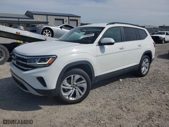 2022 Volkswagen Atlas 3.6L V6 SE w/Technology with VIN 1V2HR2CA5NC531417, listed as a Copart auction lot 51449465 with 5,825 mi miles and Salvage Title. Bid and sale history available at carsss.com. Image 1.