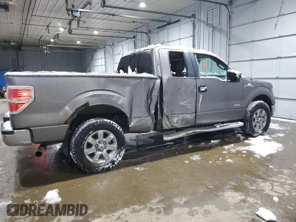 2014 Ford F-150 XL with VIN 1FTFX1ET5EKF41992, listed as a Copart auction lot 44199065 with 101,333 mi miles and Salvage Title. Bid and sale history available at carsss.com. Image 3.