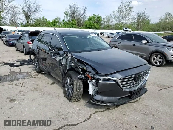 2023 Mazda CX-9 Touring with VIN JM3TCBCYXP0642793, listed as a Copart auction lot 54266555 with 19,962 mi miles and Salvage title. Bid and sale history available at DreamBid. Image 14.