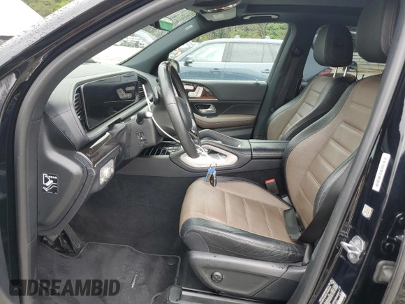2020 Mercedes-Benz GLE 450 with VIN 4JGFB5KE5LA021446, listed as a Copart auction lot 56061505 with 112,531 mi miles and Salvage title. Bid and sale history available at DreamBid. Image 7.
