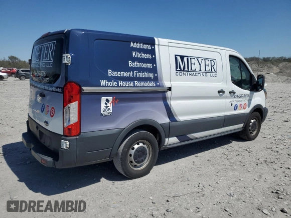 2016 Ford Transit Cargo z VIN 1FTYE1YM1GKA44590, wystawiony jako Copart lot #53102675 z przebiegiem 179 687 mil mil oraz Szkoda całkowita • Salvage title. Historia ofert i sprzedaży dostępna na DreamBid. Obrazek 3.