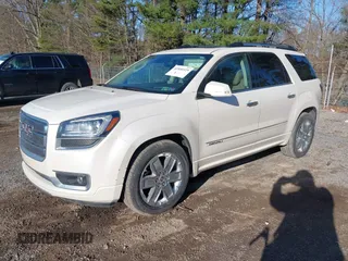 2015 GMC Acadia Denali with VIN 1GKKVTKD1FJ122367, listed as a IAAI auction lot 41850329 with 82,612 mi miles. Bid and sale history available at carsss.com. Image 2.