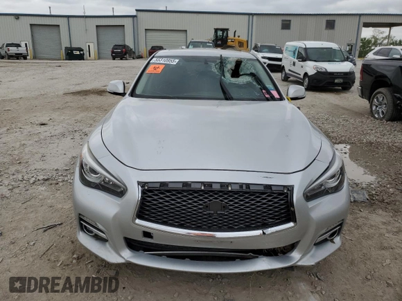 2016 Infiniti Q50 Premium with VIN JN1CV7AP9GM201646, listed as a Copart auction lot 55310955 with 126,180 mi miles and Clean Title. Bid and sale history available at DreamBid. Image 5.
