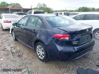 2021 Toyota Corolla LE with VIN 5YFEPMAE2MP168799, listed as a IAAI auction lot 41895490 with 108,693 mi miles. Bid and sale history available at carsss.com. Image 3.