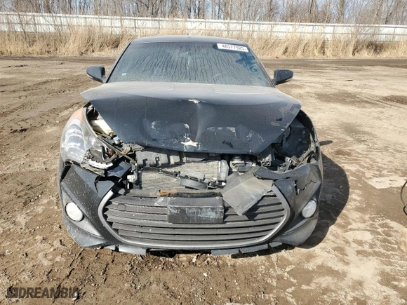 2016 Hyundai Veloster Turbo Rally Edition with VIN KMHTC6AE5GU271426, listed as a Copart auction lot 48577925 with 160,402 mi miles and Clean Title. Bid and sale history available at carsss.com. Image 5.