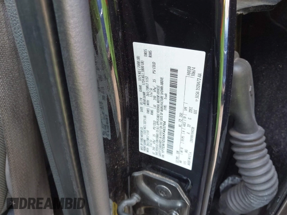 2019 Ford F-150 XL with VIN 1FTEW1E56KFA63764, listed as a IAAI auction lot 42410872 with 124,648 mi miles and . Bid and sale history available at DreamBid. Image 9.