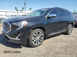 2018 GMC Terrain Denali with VIN 3GKALSEX8JL316039, listed as a Copart auction lot 52205735 with 107,829 mi miles and Salvage Title. Bid and sale history available at carsss.com. Image 1.
