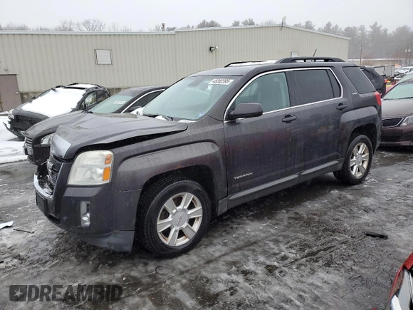 2013 GMC Terrain SLE with VIN 2GKFLTE37D6399402, listed as a Copart auction lot 45202395 with 123,529 mi miles and Salvage Title. Bid and sale history available at DreamBid. Image 1.