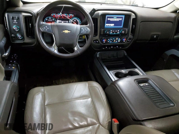 2017 Chevrolet Silverado 1500 LTZ with VIN 1GCVKSEC7HZ199036, listed as a Copart auction lot 87744925 with 68,354 mi miles and Salvage Title. Bid and sale history available at carsss.com. Image 8.