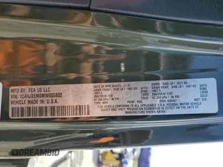 2021 Jeep Wrangler Unlimited Sahara Altitude с VIN 1C4HJXEM0MW655802, выставлен на аукционе Copart как лот 53337225 с пробегом 48 130 миль миль и Списание • Salvage title. История ставок и продаж доступна на DreamBid. Изображение 15.