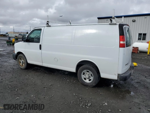 2008 Chevrolet Express Cargo with VIN 1GCFG15X381122844, listed as a Copart auction lot 48743495 with 215,815 mi miles and Clean title. Bid and sale history available at DreamBid. Image 2.