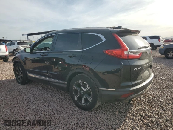 2017 Honda CR-V Touring with VIN 7FARW1H90HE029644, listed as a Copart auction lot 50813995 with 81,078 mi miles and Salvage Title. Bid and sale history available at carsss.com. Image 2.